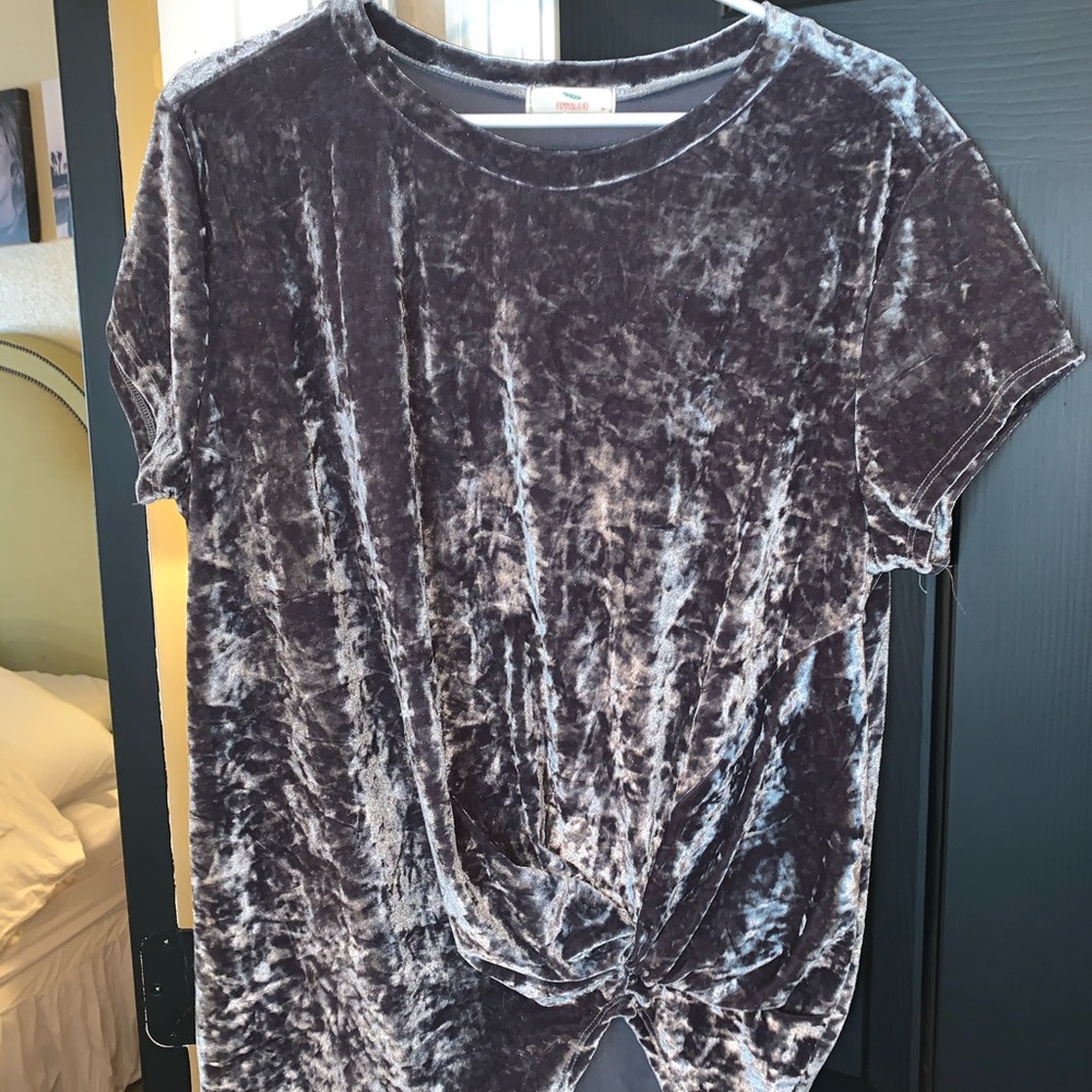 Velvet top